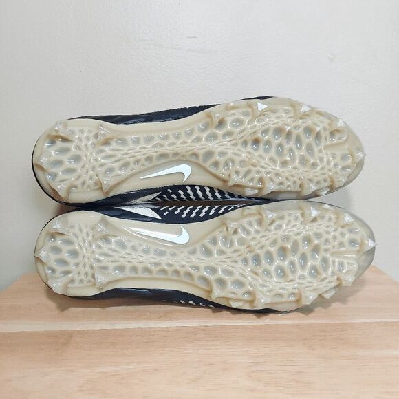 Nike Alpha Menace Pro 2 Mid Football Cleats Black Gold BV3945-700 Men's Size 15 - Picture 6 of 7